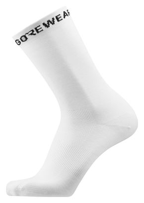 Unisex Gore Wear Essential Merino Socken Weiß