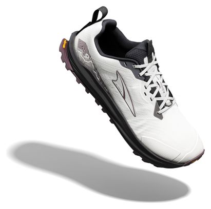 Altra Lone Peak 9+ trailschoenen, wit/zwart, heren