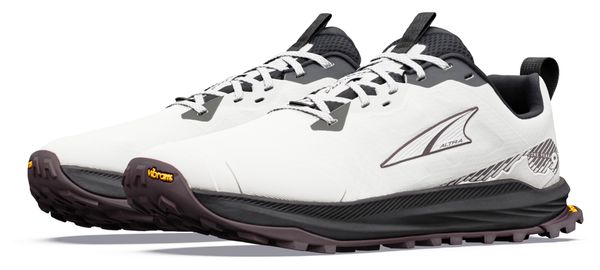 Altra Lone Peak 9+ trailschoenen, wit/zwart, heren