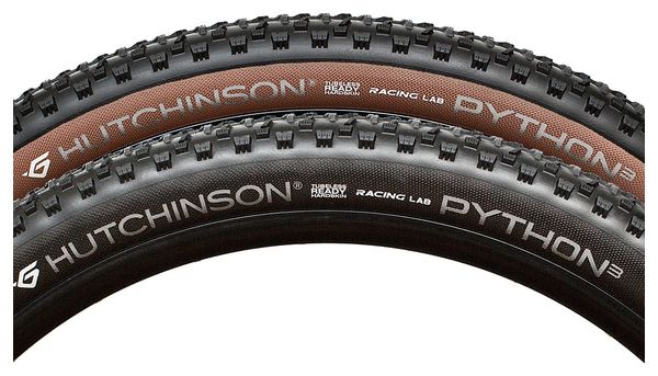 Pneu VTT Hutchinson Python 3 Racing Lab 29'' Tubeless Ready Hardskin RaceRipost Tan