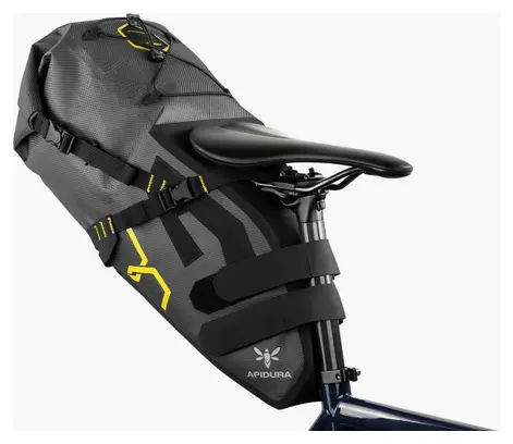 Apidura Expedition 17L Grey / Yellow Saddle Bag