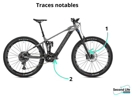 Mondraker Crafty R Sram GX/NX Eagle 12V 750 Wh 29'' Grijs / Zwart 2023