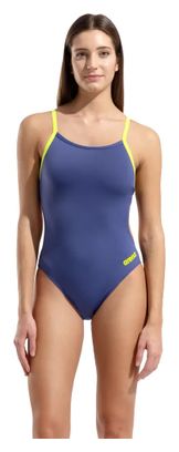 Arena Team Dos Challenge Solid Blue/Black/Green Women's Swimsuit