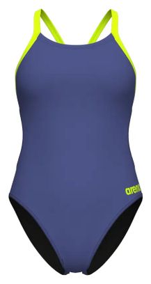 Arena Team Dos Challenge Solid Blue/Black/Green Women's Swimsuit
