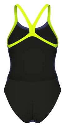 Arena Team Dos Challenge Solid Blue/Black/Green Women's Swimsuit