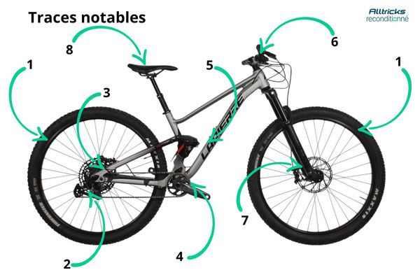 Produit Reconditionné - VTT Tout-Suspendu Lapierre Zesty TR 5.9 Sram GX Eagle 12V Gris 29' 2023