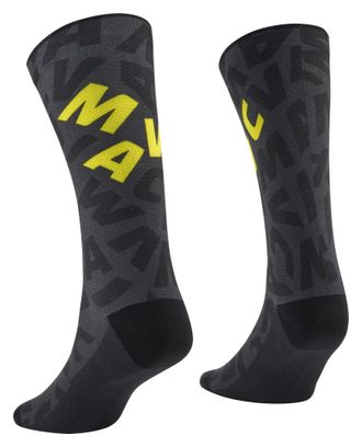 Calzini Mavic Aksium Graphic Nero/Giallo