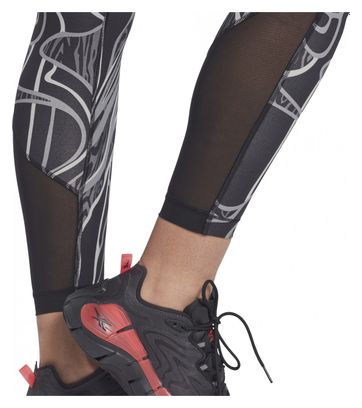 Reebok Donna Training Lux Long Collant Nero