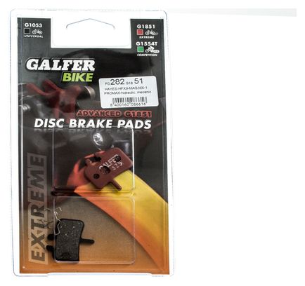 GALFER Brake Pads  HAYES HAYES HFX-9/MAG/MX-1/PROMAX Sintered ADVANCED G1851