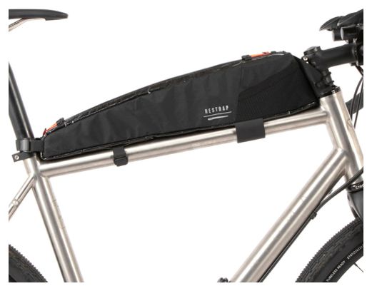 Restrap Race Top Tube Bag Lang 2 L Zwart