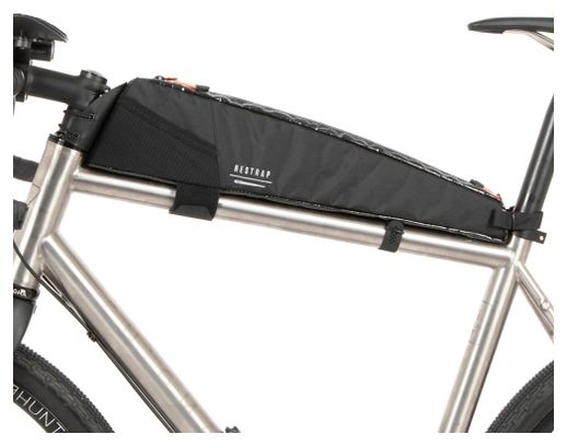 Restrap Race Top Tube Bag Long 2 L Black