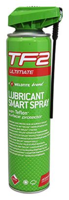 LUBRIFIANT VELO WELDTITE TF2 ULTIMATE AU TEFLON (AVEC NOUVELLE TETE SMART SPRAY 400ml)