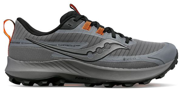 Saucony Peregrine 13 GTX Trail Shoes Gray Black