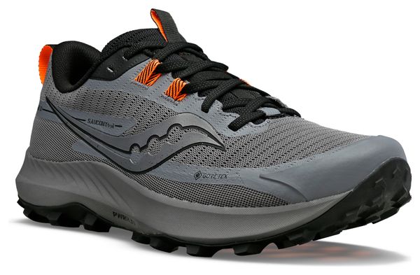 Saucony Peregrine 13 GTX Trail Shoes Grey Black