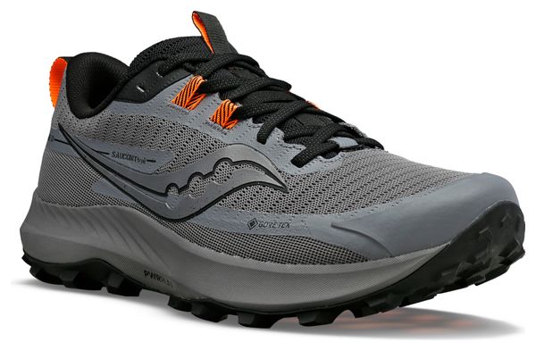 Saucony Peregrine 13 GTX Trail Schoenen Grijs Zwart