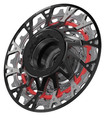 Cassetta Sram XX DH T-Type XS-797 7V (XD) Argento
