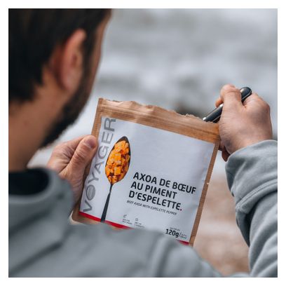 Voyager freeze-dried meal Beef Axoa with Espelette Pepper 120g