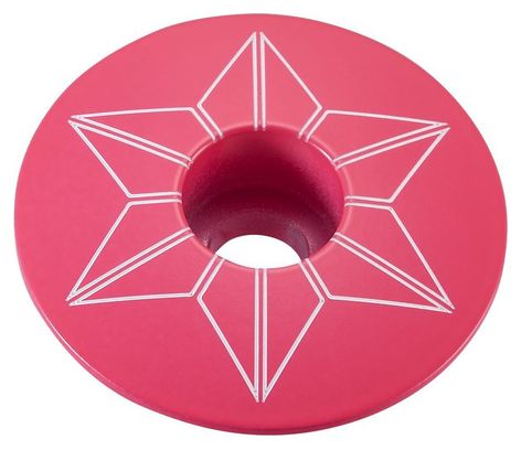 Supacaz Star Capz Neon Pink (Power beschichtet)