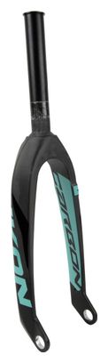 Horquilla de carbono Ikon Pro 20'' 20mm Negro/Azul Turquesa