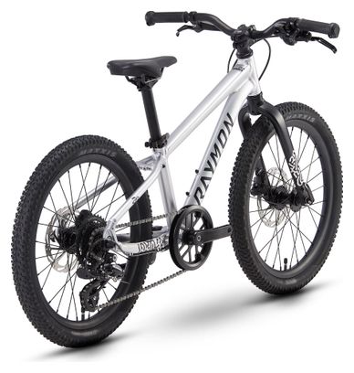 Raymon Yanga 20 Pro Shimano 8-Speed 20'' Kids' Mountain Bike, Gray 2027