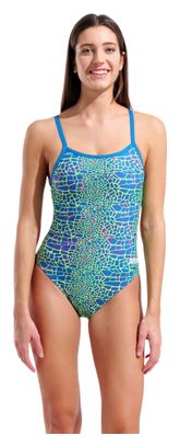 Arena Snakeskin Dos Challenge Blue Women's Swimsuit