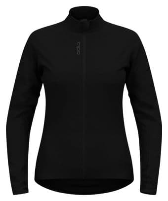 Women's Cycling Jacket Odlo Zeroweight Warm Black