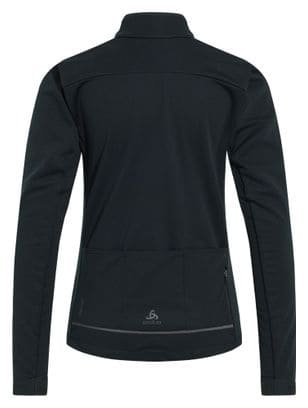 Women's Cycling Jacket Odlo Zeroweight Warm Black