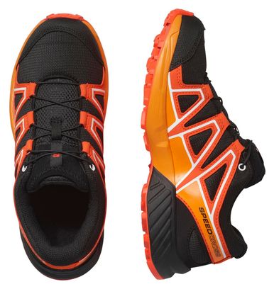 Salomon Speedcross Trailschoenen Zwart/Rood Kinderen