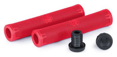 Filter flangeless sparkle grips Red