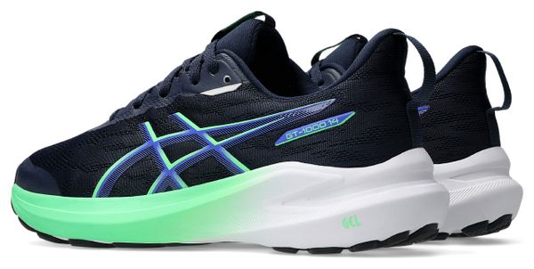 Asics GT-1000 14 GS Laufschuhe Schwarz/Blau/Grün Kinder
