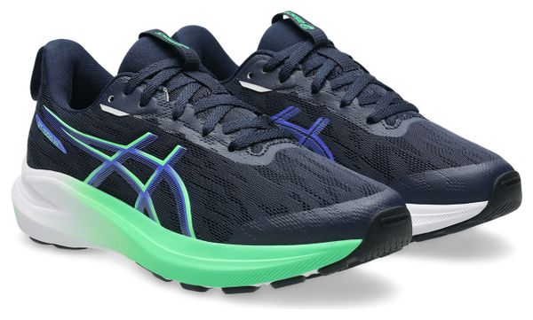 Asics GT-1000 14 GS Laufschuhe Schwarz/Blau/Grün Kinder