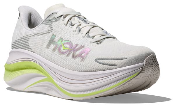 Hoka Skyward X 2 Men's Running Shoes - White/Yellow