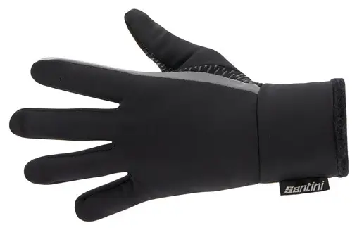 Santini Adapt Long Gloves Black