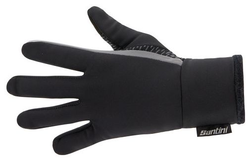 Santini Adapt Long Gloves Black