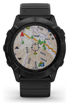 Garmin fenix 6X Pro GPS Watch Black with Black Band