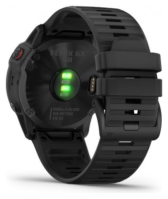 Garmin fenix 6X Pro GPS Watch Black with Black Band