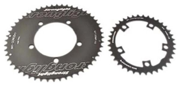 PLATEAU ROUTE DIAM 130 52-39 NOIR CT2 BIO CONCEPT OVALE STRONG 11/10V. (KIT) 5 BRANCHES