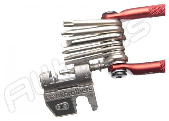 Multi-outils Crank Brothers M19 Rouge By ALLTRICKS