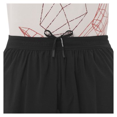 Salomon Sense Aero Stow 5in Shorts Black Men's