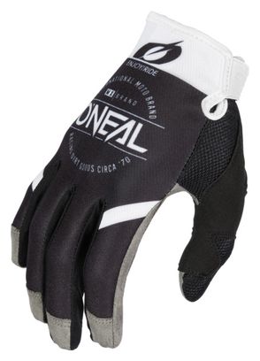 Lange Handschuhe O'Neal Mayhem Brand V.23 Schwarz / Weiß