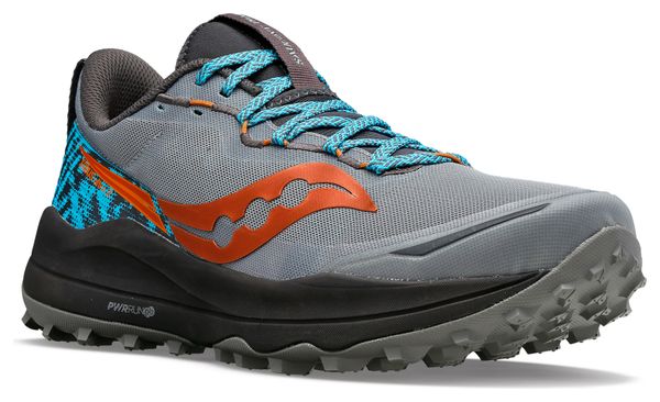 Chaussures de Trail Saucony Xodus Ultra 2 Gris Bleu Orange