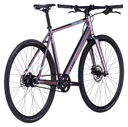 Cube Hyde Race Fitness Bike Shimano Alfine 8S Belt 700 mm Galactic Blue Purple 2023