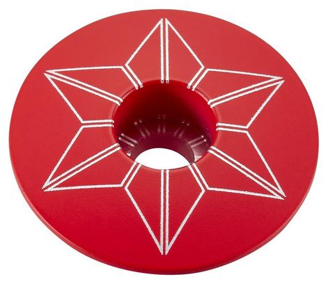 Supacaz Star Capz Red (power coated)