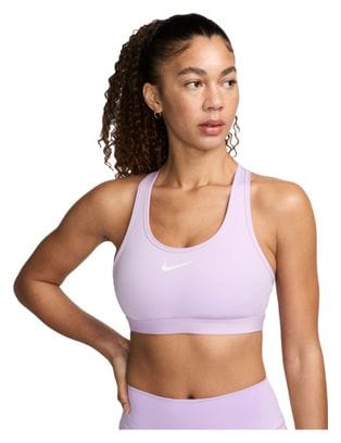 Brassière Nike Swoosh Medium Support Mauve