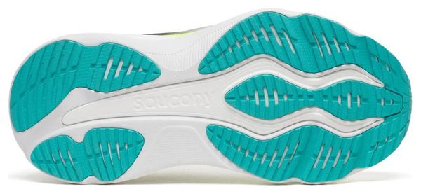 Saucony Hurricane 26 Running Shoes, White/Yellow, Men's