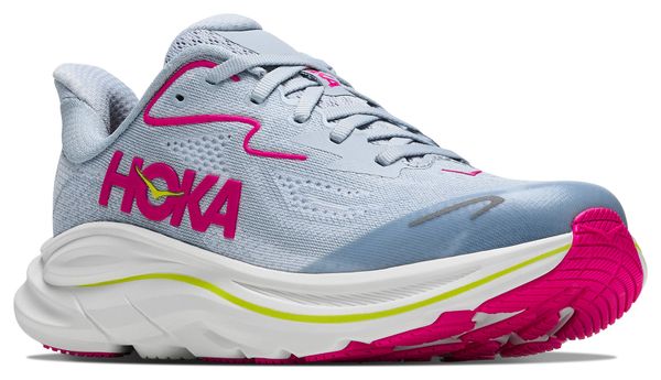 Hoka Clifton 10 Blue/Pink Running Shoes for Kids