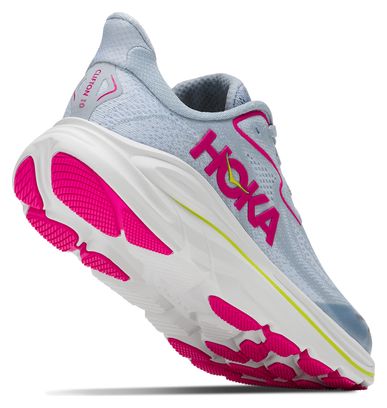 Hoka Clifton 10 Blue/Pink Running Shoes for Kids