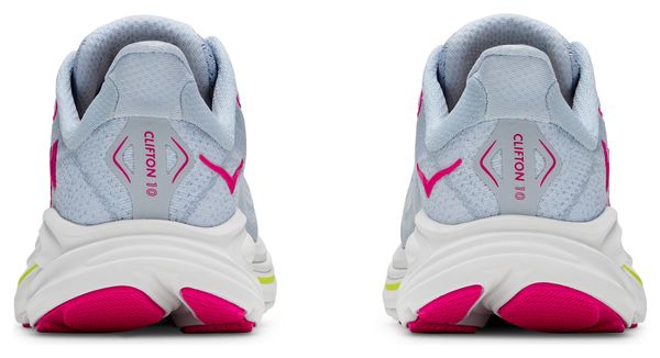 Hoka Clifton 10 Blue/Pink Running Shoes for Kids