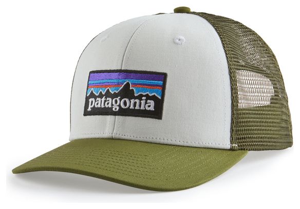 Casquette Patagonia P6 Logo Trucker Blanc