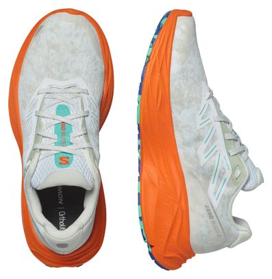 Zapatillas de running Salomon Aero Glide 2 para mujer Blanco/Naranja